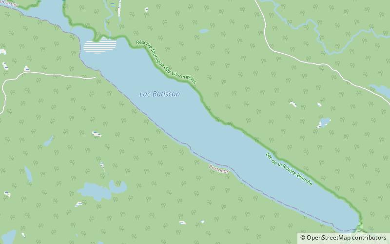 lac batiscan location map
