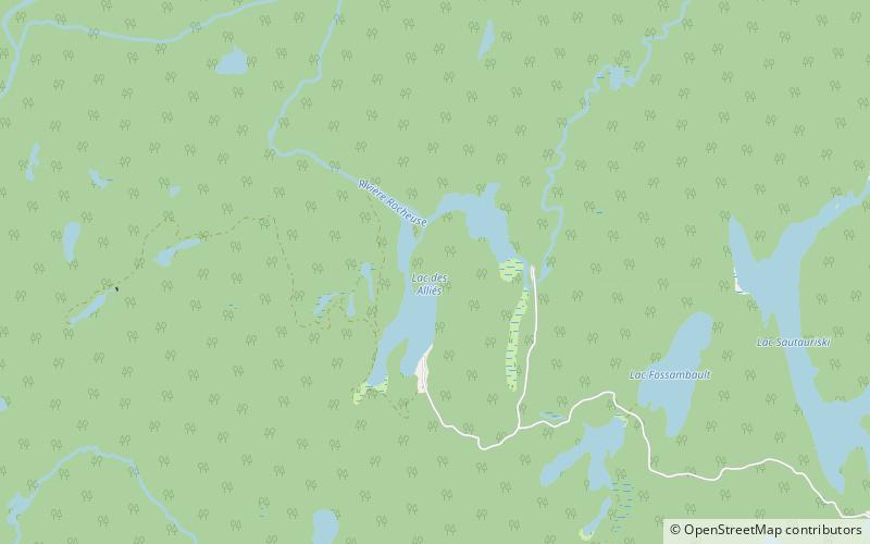 Lac des Alliés location map