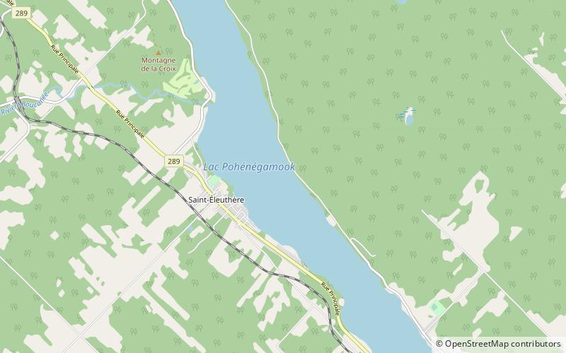 Lac Pohénégamook location map