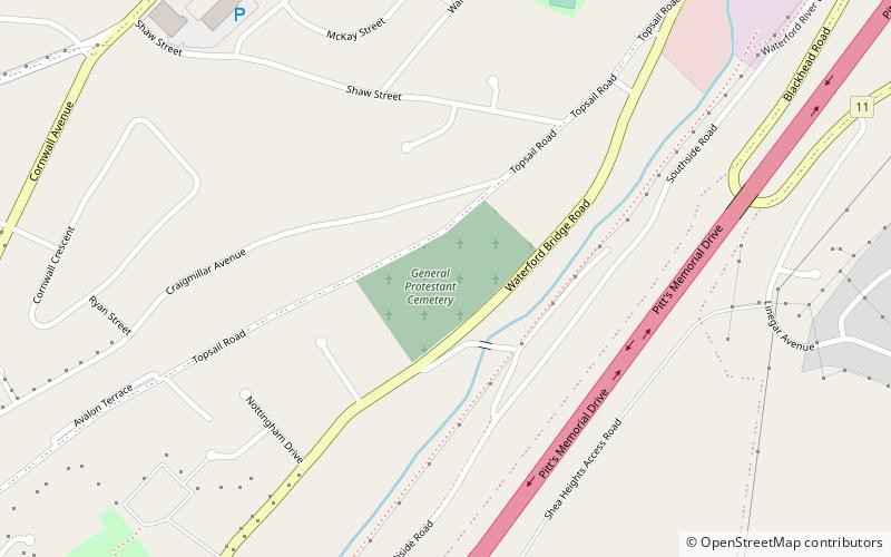 General Protestant Cemetery location map