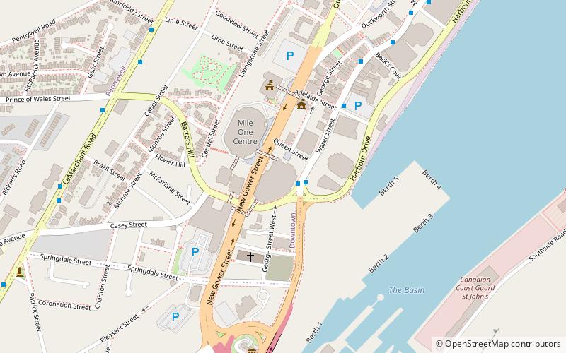 St. John's Convention Centre location map