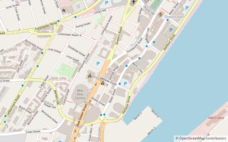 George Street location map