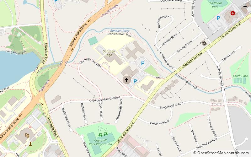 St. Pius X Church location map