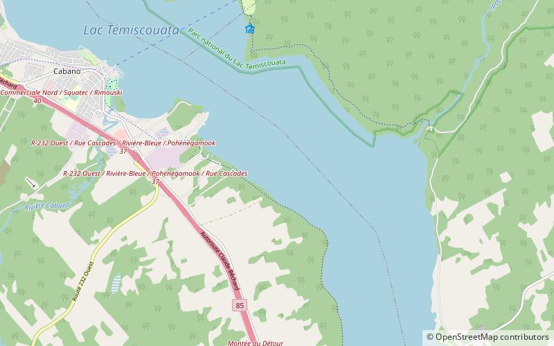Lake Témiscouata location map