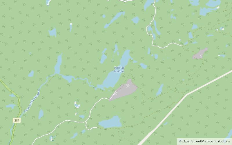Petit lac Malbaie location map