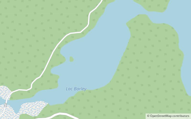 lesclache lake zec des martres location map