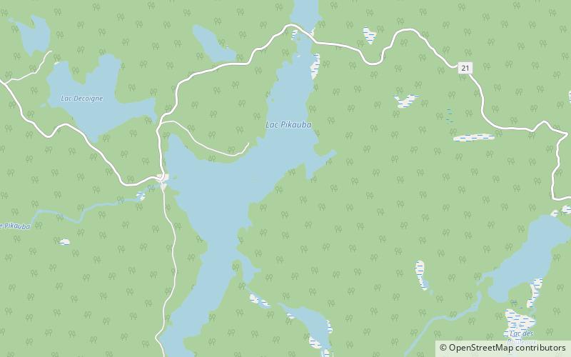 Lac-Pikauba location map