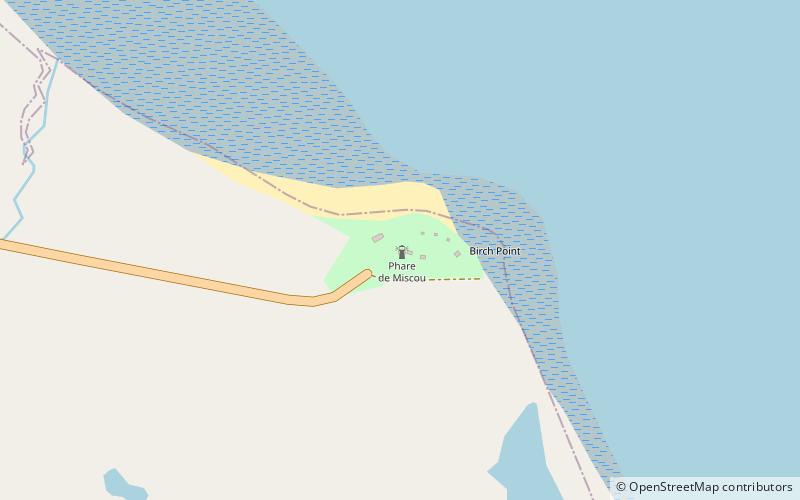 Miscou Island Lighthouse location map