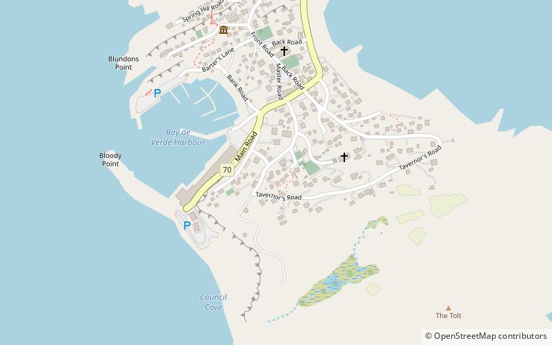 Bay de Verde location map