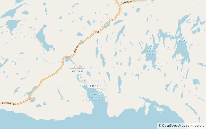 Île Random location map