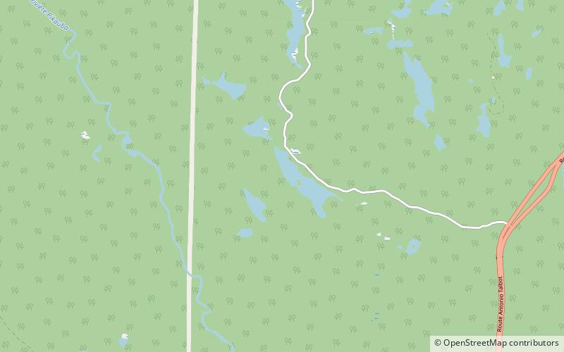Lac-Ministuk location map
