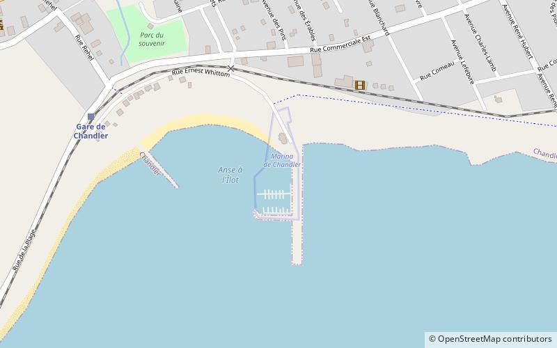 Marina de Chandler location map