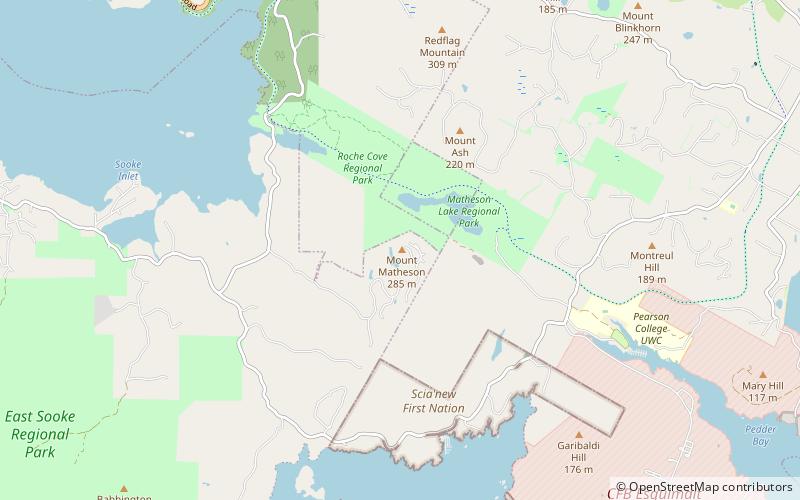 mount matheson location map
