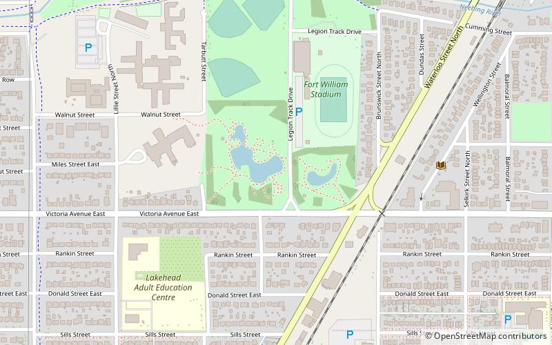 Thunder Bay Soroptimist International Friendship Garden location map