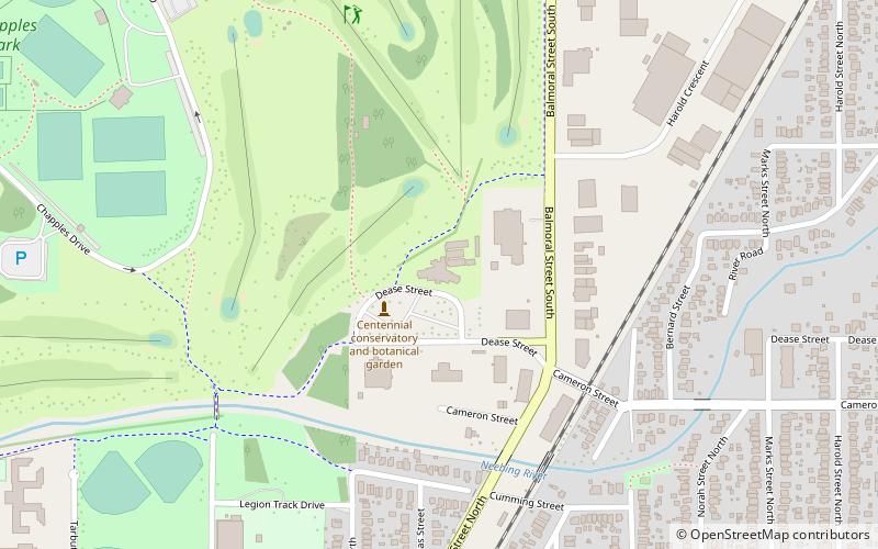 Centennial Conservatory location map