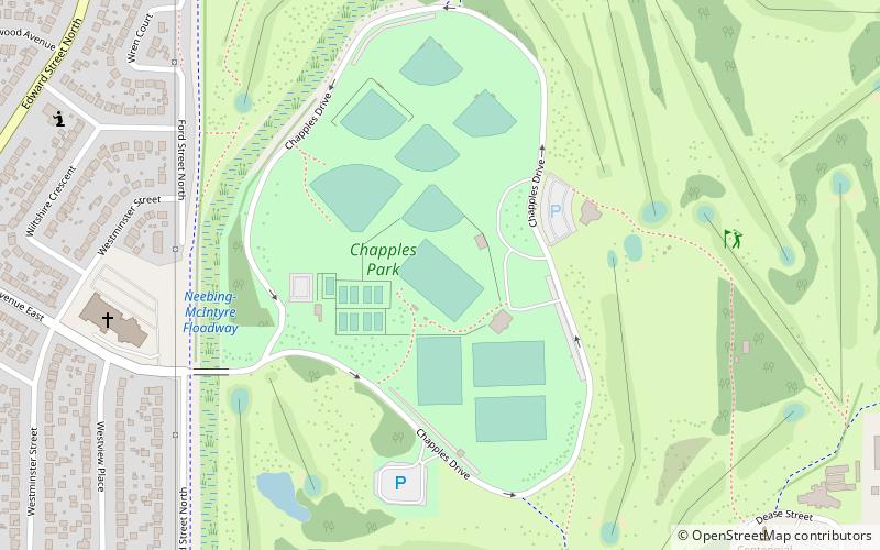 Chapples Park Stadium location map