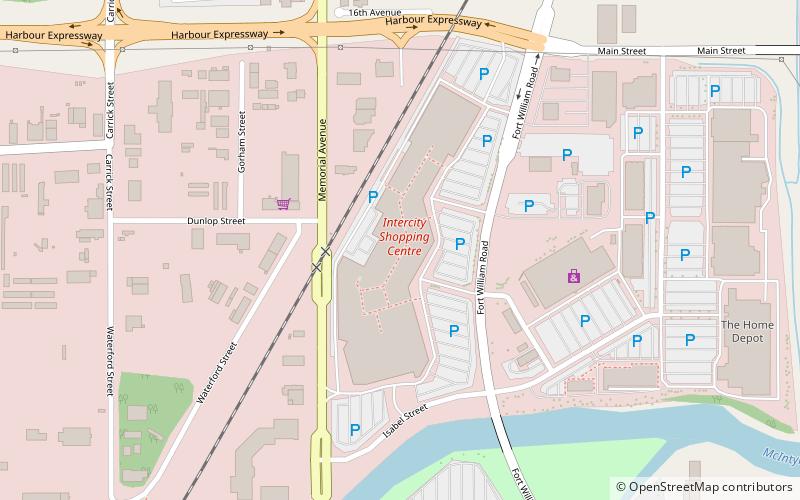 Intercity Shopping Centre location map