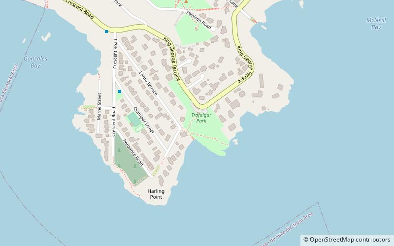 trafalgar park victoria location map