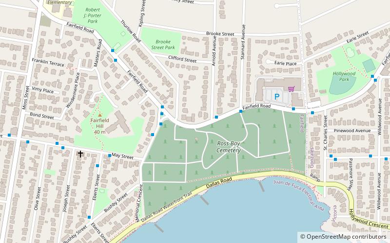 Ross Bay Villa location map