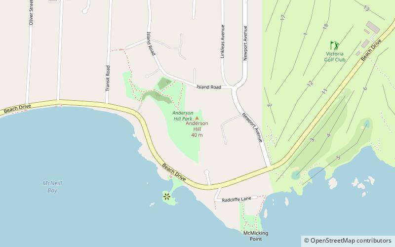 vancouver island trail victoria location map
