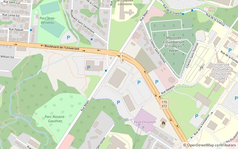 Centre Georges-Vézina location map