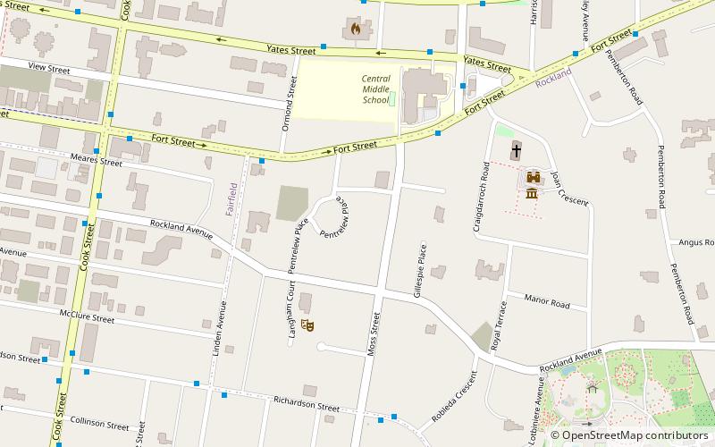 Art Gallery of Greater Victoria location map
