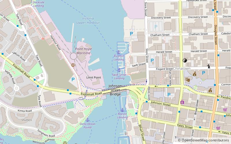 mermaid wharf marina victoria location map