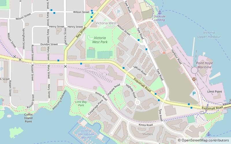 Esquimalt and Nanaimo Railway Roundhouse location map