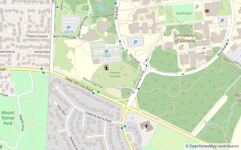Finnerty Gardens location map
