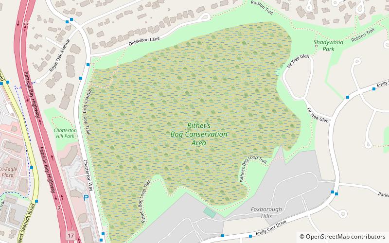 Rithet's Bog Conservation Society location map