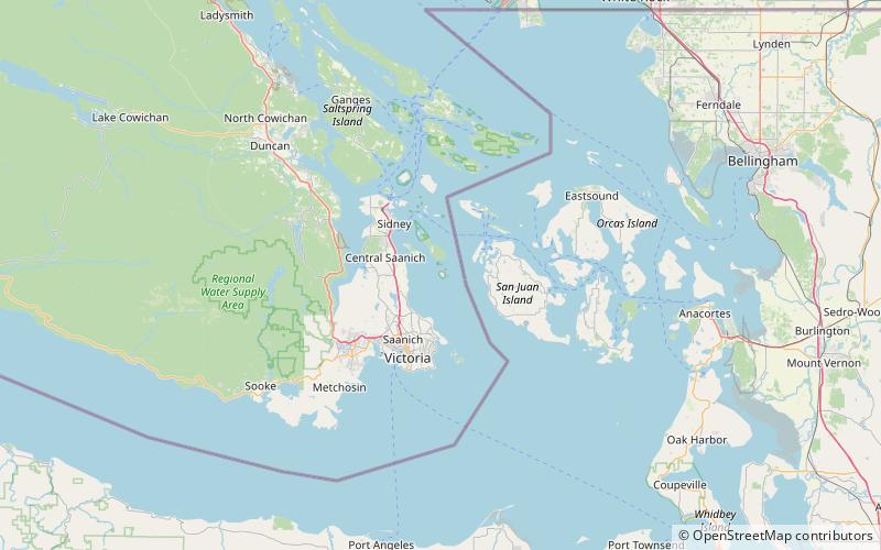 D'Arcy Island location map