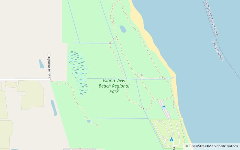 Island View Beach location map