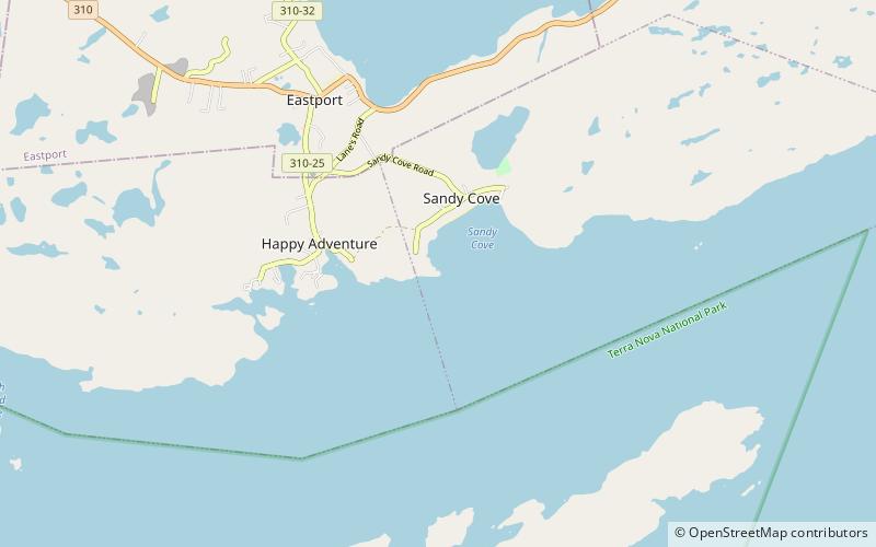 Sandy Cove location map