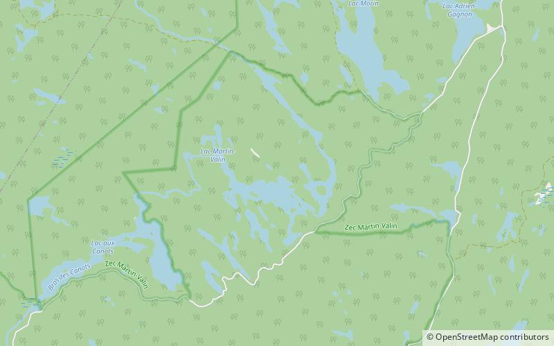 lac martin valin location map