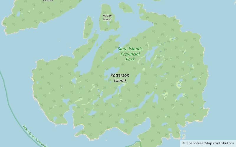 Slate Islands location map
