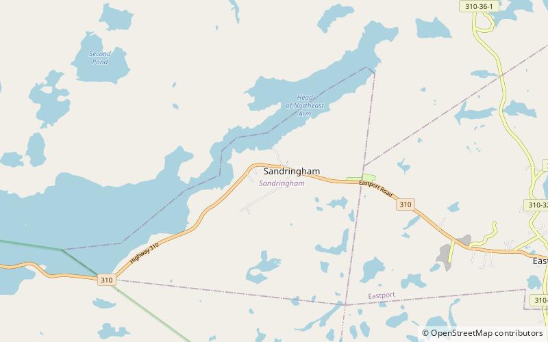 Sandringham location map