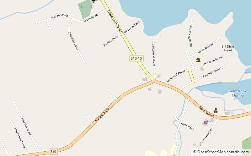 Glovertown location map
