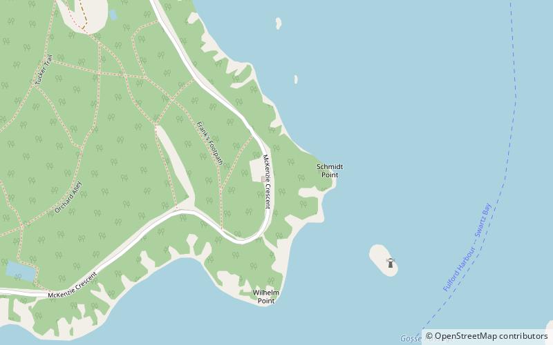Piers Island location map