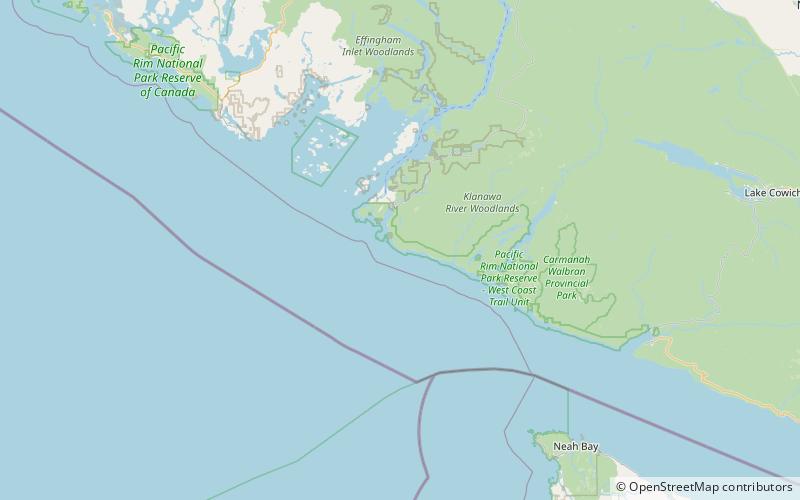 Pachena Point Light location map