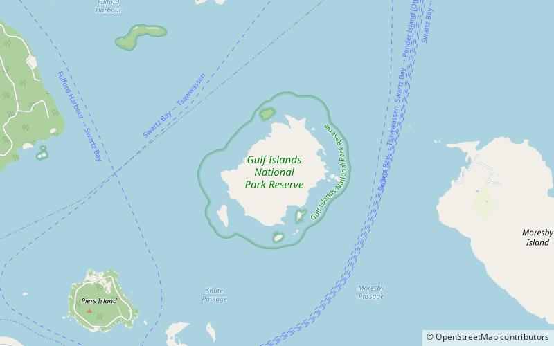 Portland Island location map