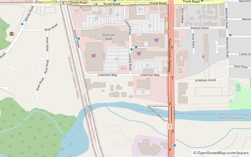 Quw'utsun cultural & conference center location map
