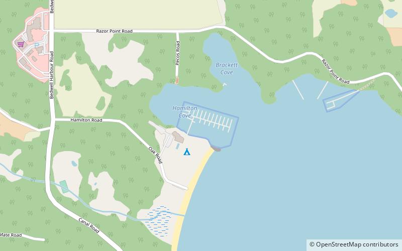 port browning marina iles pender location map