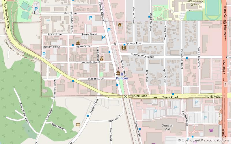 Cowichan Green Community location map