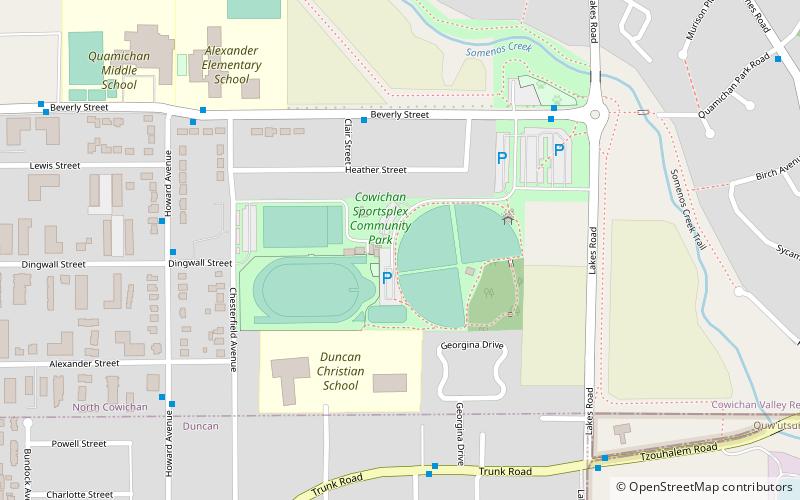 cowichan sportsplex duncan location map