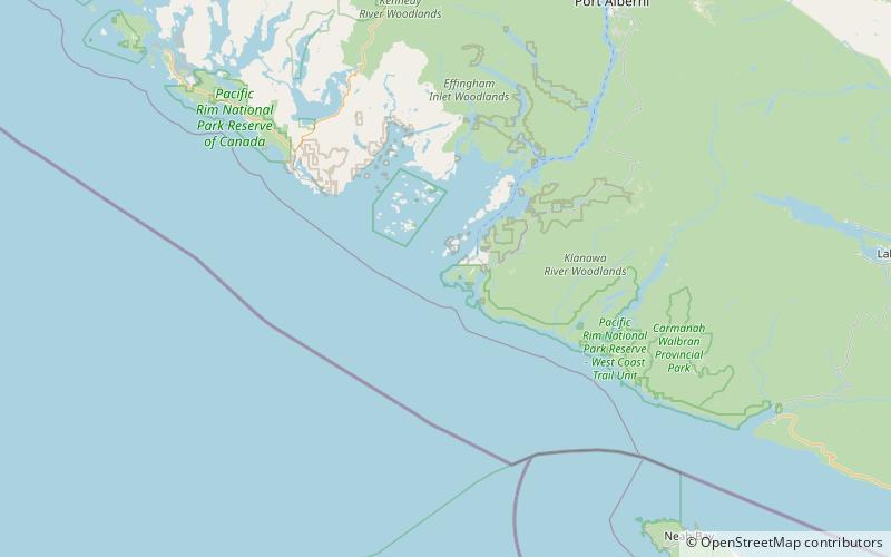 Cape Beale Light location map