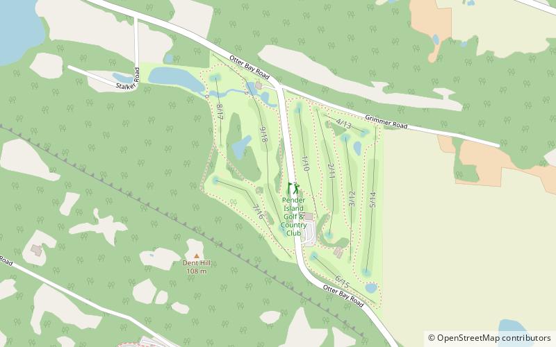 Pender Island Golf and Country Club location map