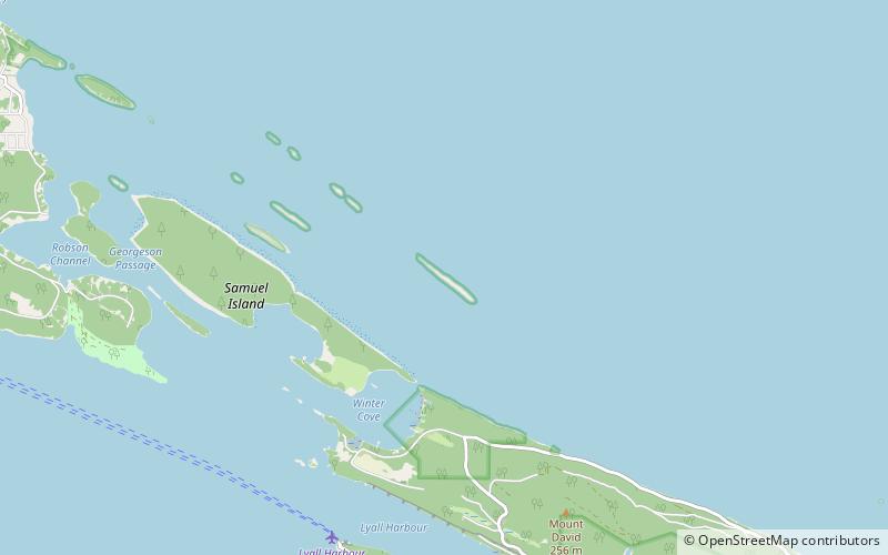 belle chain islets reserva parque nacional gulf islands location map