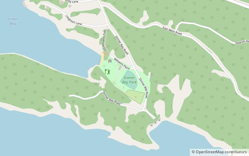 dinner bay park mayne island location map