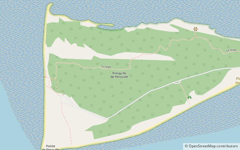 penouille meteorite forillon nationalpark location map
