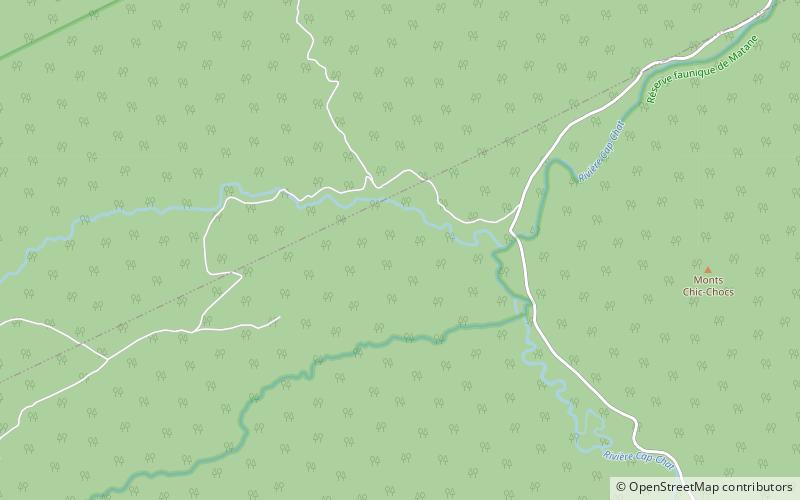 zec de la riviere cap chat zec de cap chat location map